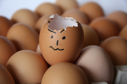 Poor egg, his head exploded 